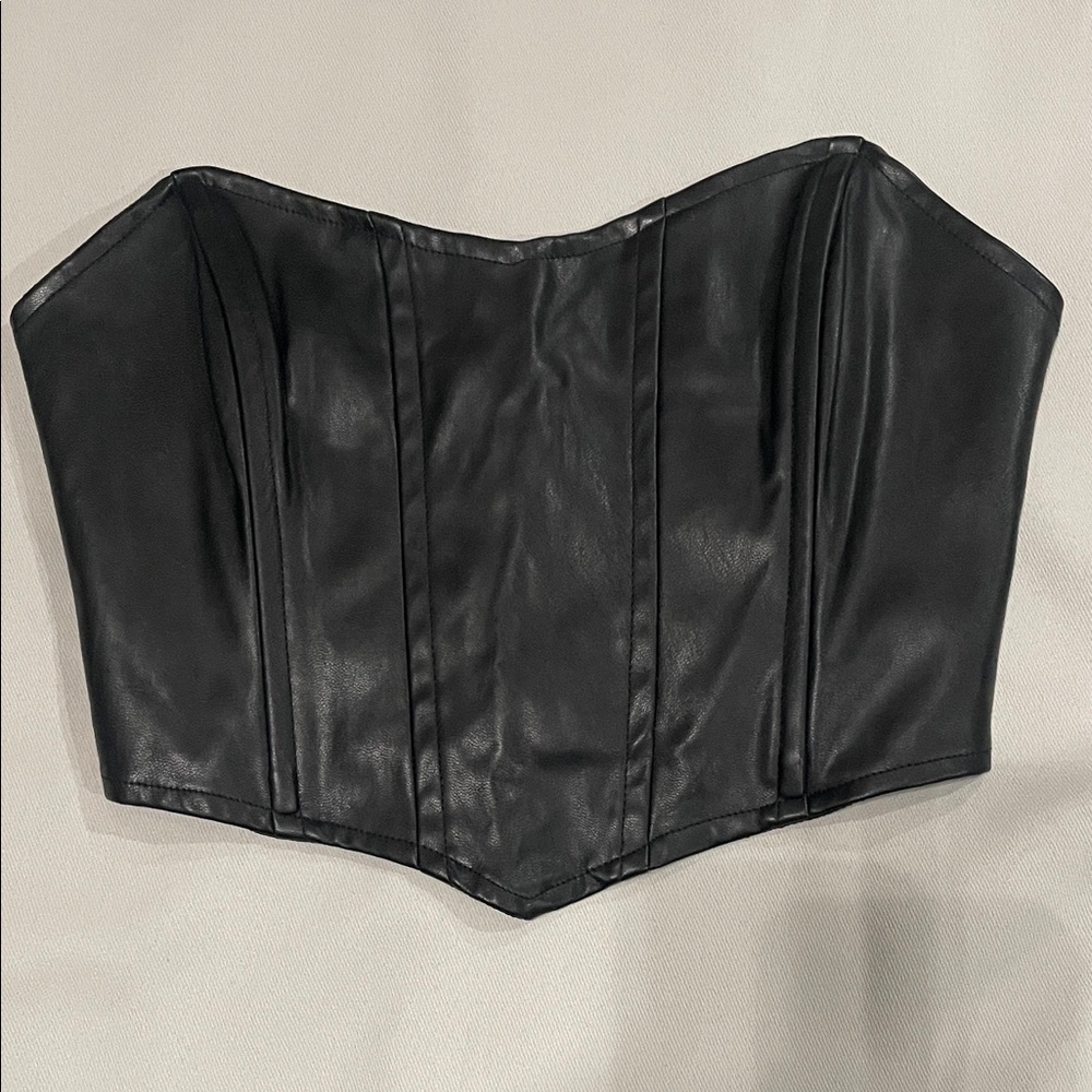 Princess Polly Black Corset Top excellent condition